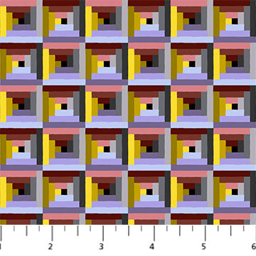 Piecework Log Cabin Woods Fabric