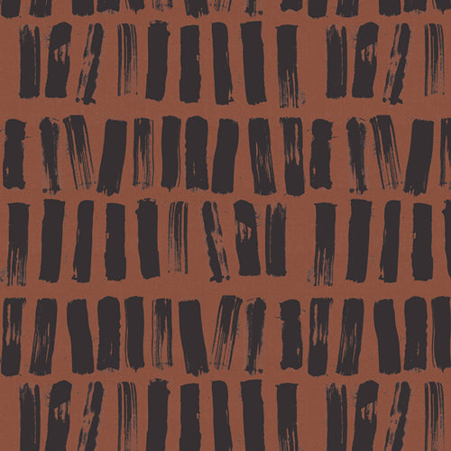 AbstrArt Parallel Strokes Terra Fabric