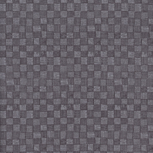 Nevermore Checkerboard Grey Fabric