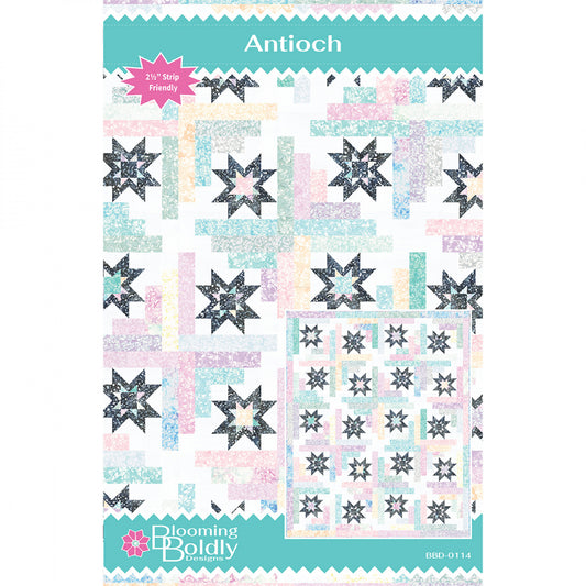 Metaphor by Leslie Ryan of Blooming Boldly Designs - 77 x 77" Quilt Pattern