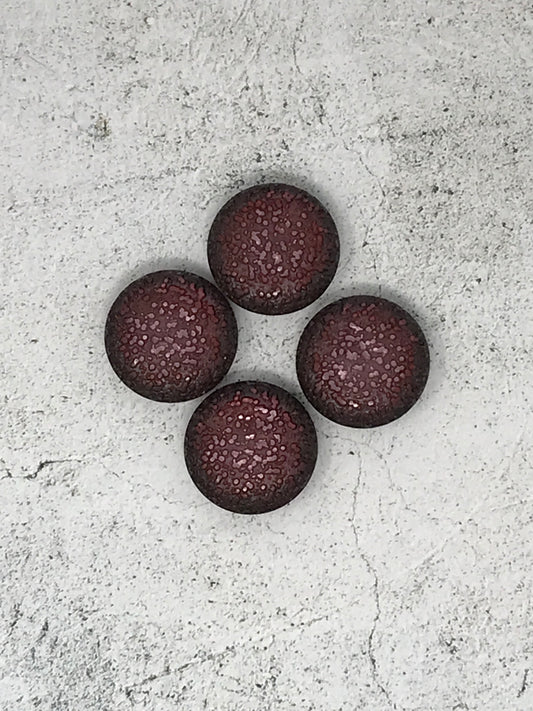 Italian 1.3" Gemstone Purple Button 54L 34MM