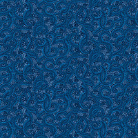 Something to Crow Napa Swirl Blue Yardage