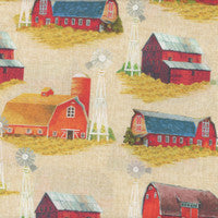 Something to Crow About Barnyard Barns Natural Yardage