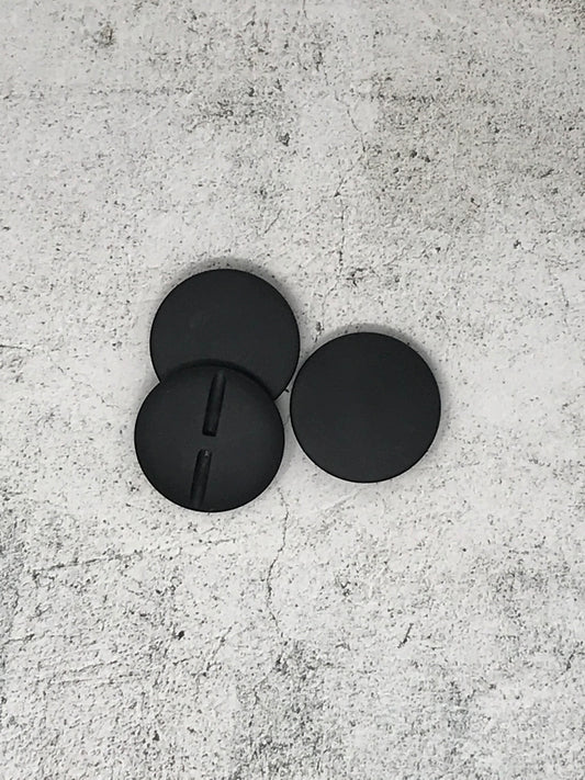 Italian 2" Black Natural Button 80L 50MM