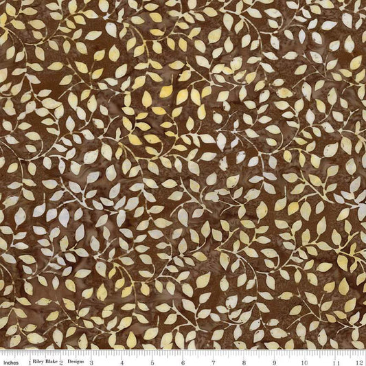Expressions Batiks Decorator Style Ginger Syrup Yardage
