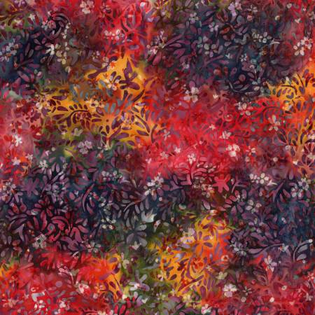 Wildflowers Expressions Batiks - Flowers - Garden Party - Yardage