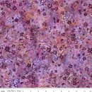 Wildflowers Expressions Batiks - Flowers - Dusty Periwinkle - Yardage