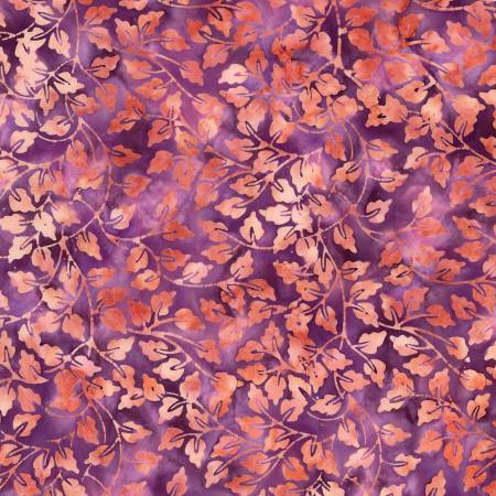 Wildflowers Expressions Batiks - Leaves - Lollipop - Yardage