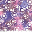 Wildflowers Expressions Batiks - Flowers - Raspberry Nightshade - Yardage