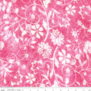 Wild Blossoms Sew Soft Rayon Batik - Lipstick - Yardage