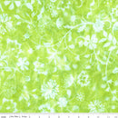 Wild Blossoms Sew Soft Rayon Batik - Kiwi - Yardage