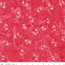 Wild Blossoms Sew Soft Rayon Batik - Lipstick - Yardage