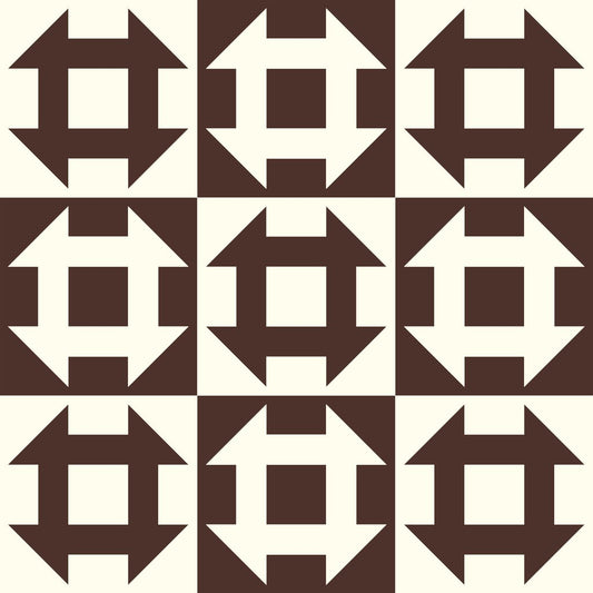 Perfect Point II - Churn Dash - Chocolate - Yardage