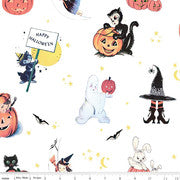 Fright Delight White Main Fabric