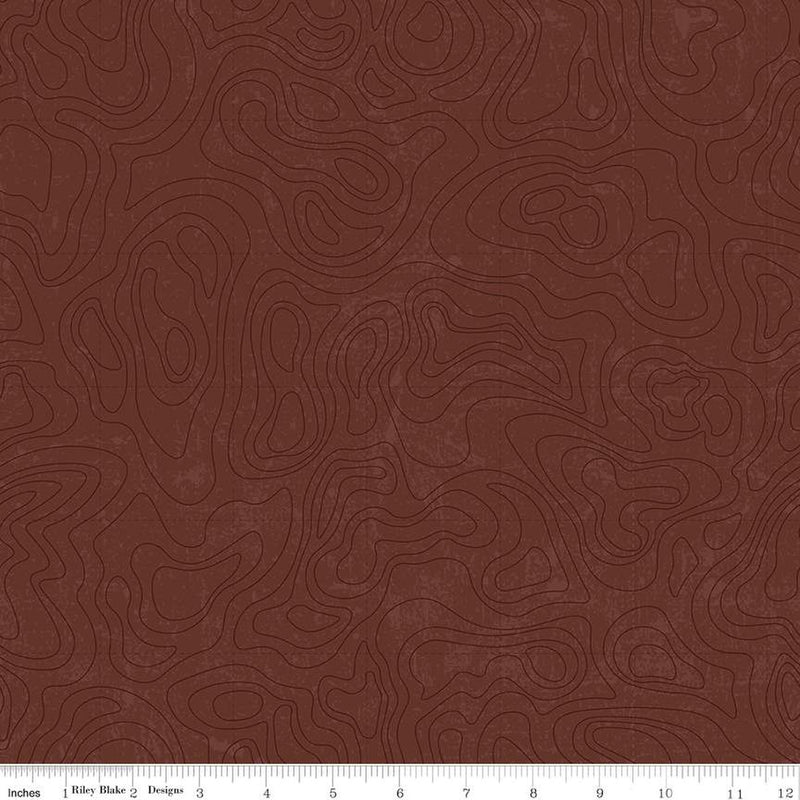 National Parks Topographic Brown Yardage