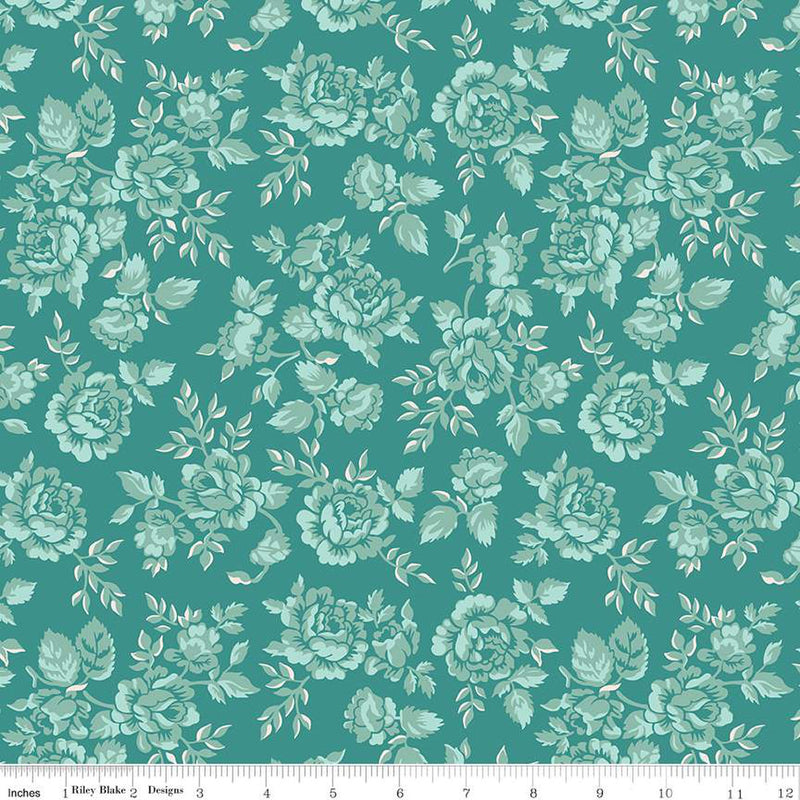 Home Town Teal Dansie Fabric