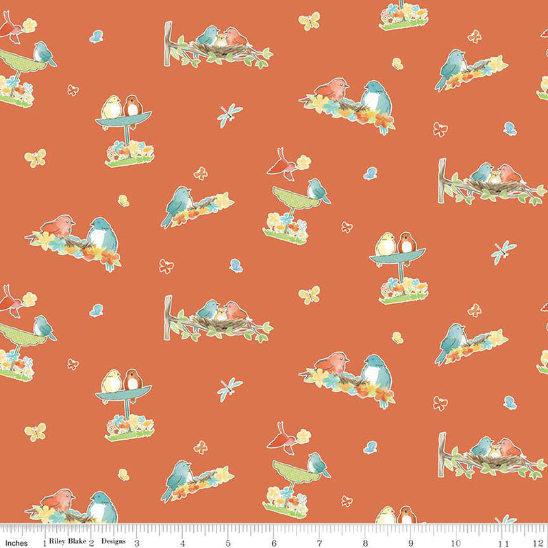 Happy At Home Home Vignettes Salmon Fabric