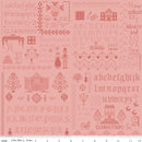 Pride & Prejudice Meryton Sampler Coral Yardage