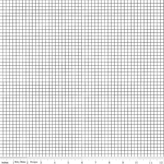 Sew Journal Graph Paper Black Fabric