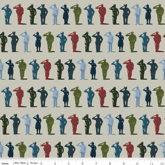 Riley Blake Coming Home Attention! Sage Fabric