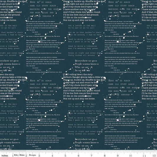 Riley Blake Coming Home Cadence Navy Fabric
