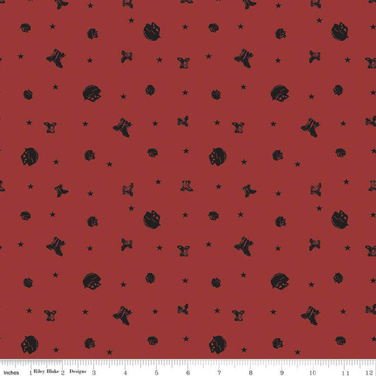 Riley Blake Coming Home Elite Soldiers Red Fabric