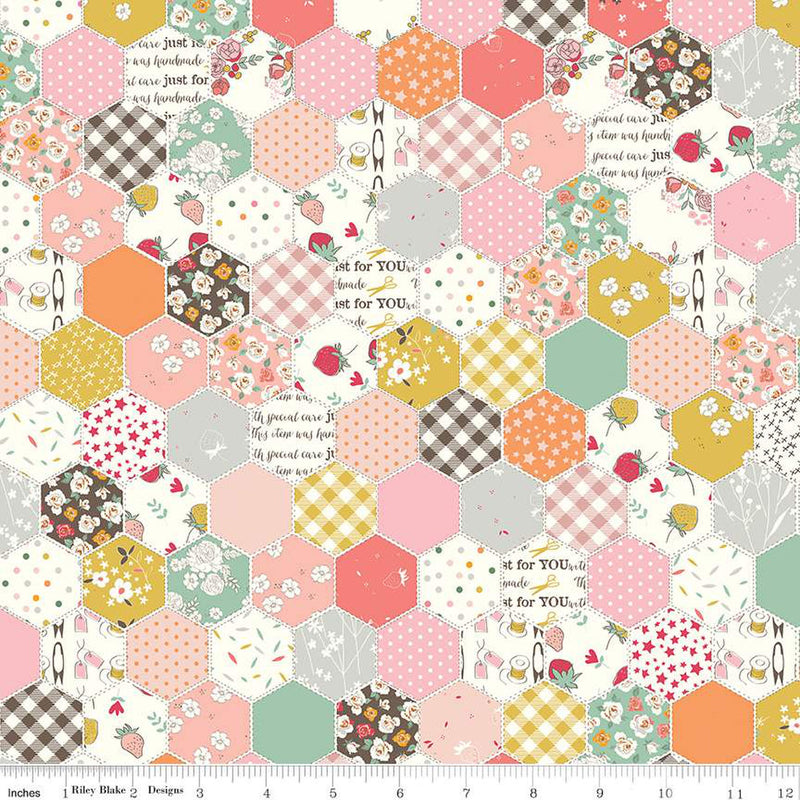 Bloomberry Cheater Print Multi Fabric