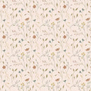 Threads of Grace - Flora - Latte - Yardage