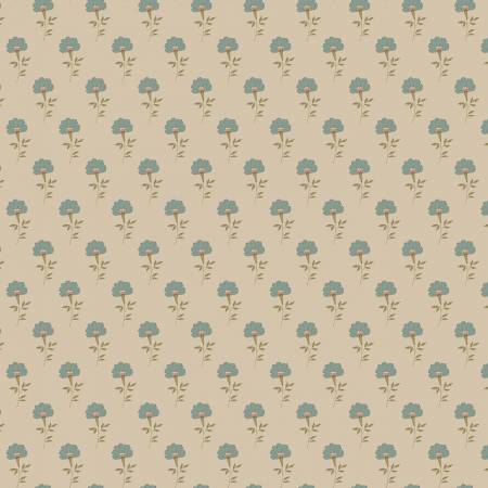 Threads of Grace - Flora - Taupe - Yardage