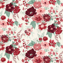 Love You Always Flower Toss Cream Yardage