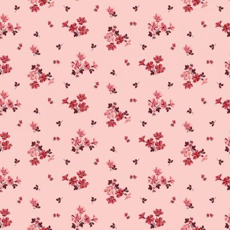 Love You Always XOs Coral Yardage