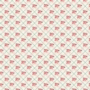 Love You Always Floral Plaid Cream Yardage