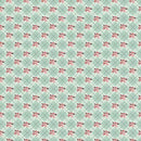 Riley Blake Love You Always Floral Plaid Mist Yardage