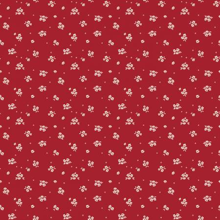 Riley Blake Love You Always Ditsy Red Yardage