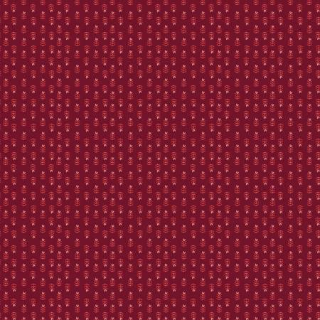 Riley Blake Love You Always Plants Burgundy Yardage
