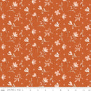 Morning Latte - Floral - Spice - Yardage