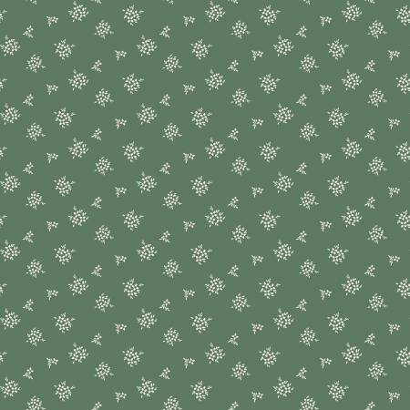 Morning Latte - Ditsy - Green - Yardage