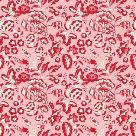 Letters to Cupid -Main Pink - Yardage