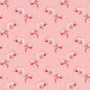 Letters to Cupid -Love Birds Pink - Yardage