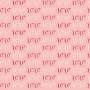 Letters to Cupid - XOXO Pink - Yardage