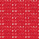 Letters to Cupid - XOXO Red - Yardage