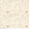 Winnie The Pooh - Map - Cream - Yardage