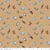 Winnie The Pooh - Characters - Brown - Yardage