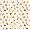 Winnie The Pooh - Characters - Cream - Yardage