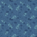 Thomas & Friends™ 80th Anniversary - Tonal Toss - Denim - Yardage