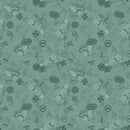 Thomas & Friends™ 80th Anniversary - Tonal Toss - Green - Yardage