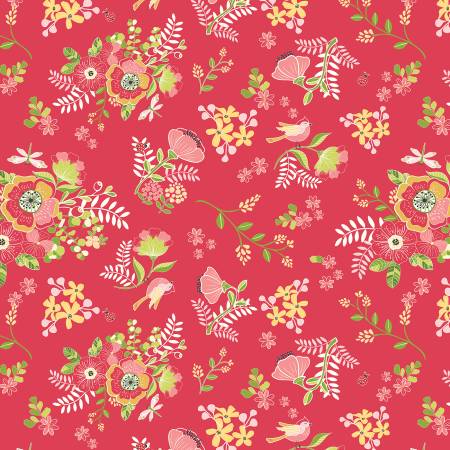 Awakening - Spring Palette - Cayenne - Yardage