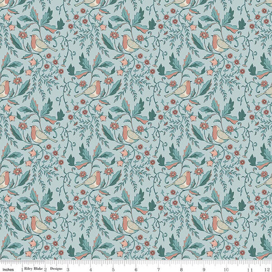 Ambleside - Main - Blue - Yardage
