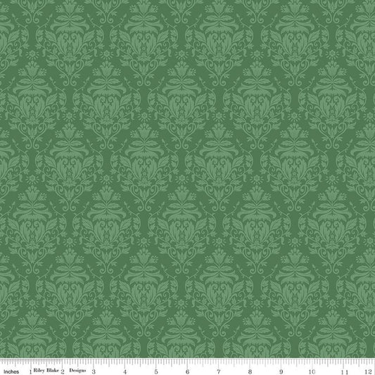 Ambleside - Damask - Green - Yardage