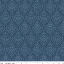 Ambleside - Damask - Navy - Yardage